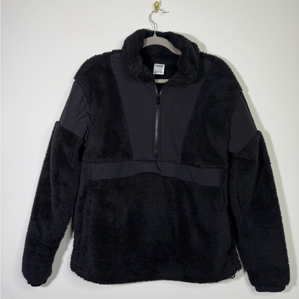 Victoria’s Secret PINK Sherpa Fleece Half Zip Teddy Jacket